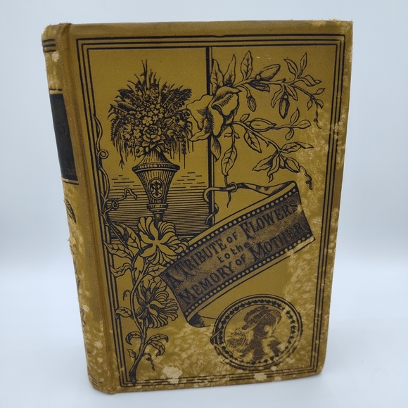 Antique 1898 Tribute of Flowers Book โ Victorian Mourning Keepsake ๐๐ - Picture 2 of 9